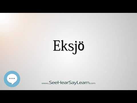 Eksjö (How to Pronounce Cities of the World)💬⭐🌍✅