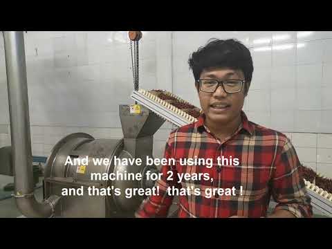 BSDF-750 pepper chilli grinding machine- Comments from our Burma customers Bote