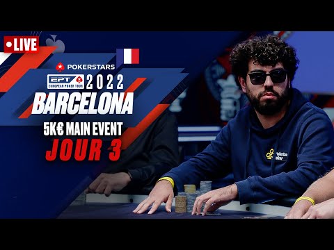 EPT Barcelone: 5K€ MAIN EVENT - JOUR 3 - Partie 2 avec Benny & Yu ♠️ PokerStars en Français
