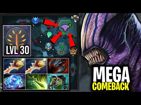 FACELESS VOID SUPER DEFENSE MEGA CREEPS EPIC COMEBACK | DOTA 2