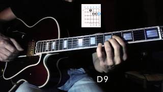 Li'l Darlin' - Jazz Guitar Chord Melody Harmonization 2 - Chord Shapes