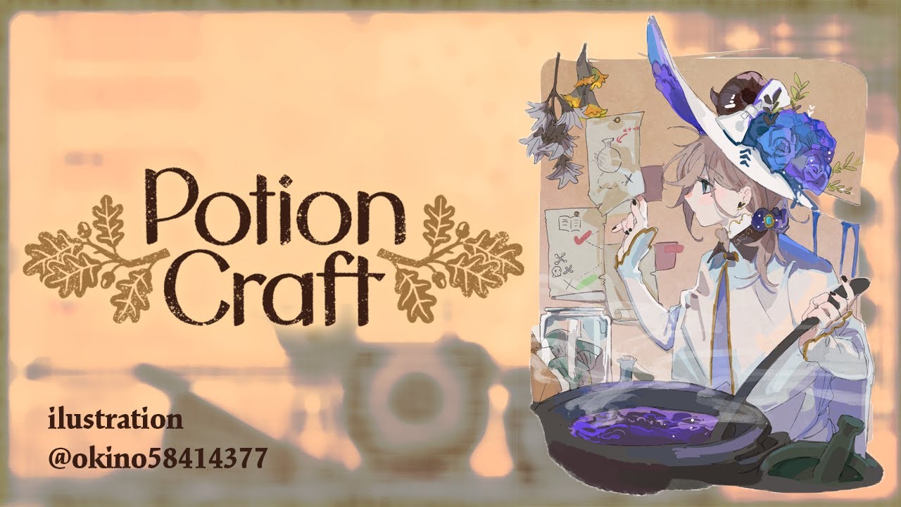 Potion Craft | そろそろ、新作ポーション作ろうかな 【にじさんじ/叶】