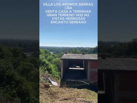VENTA CASA A TERMINAR VILLA LOS AROMOS CORDOBA