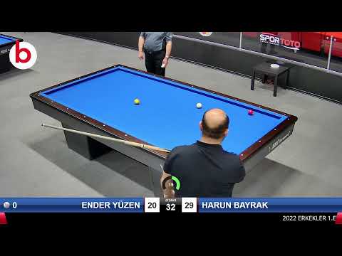 ENDER YÜZEN & HARUN BAYRAK Bilardo Maçı - 2022 ERKEKLER 1.ETAP-8.TUR