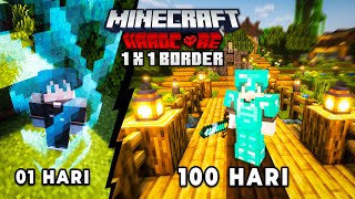 Download lagu 100 Hari Di Minecraft Hardcore Tapi 1x1 Border... mp3