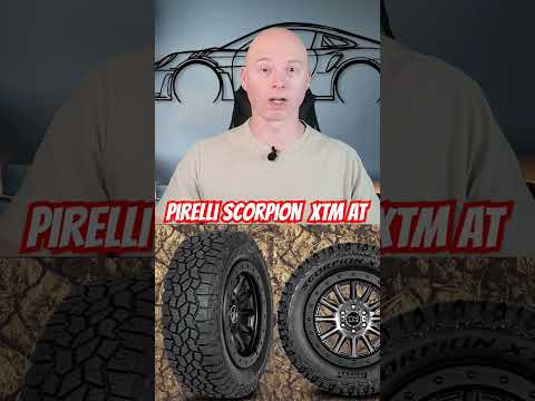 Pirelli Scorpion XTM AT tires.