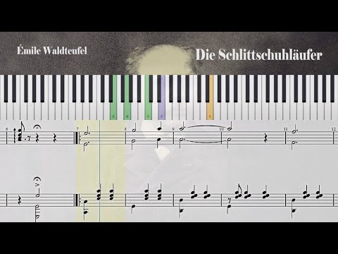 Die Schlittschuhläufer (The Skater's Waltz) (fragment/duet) - Émile Waldteufel | Piano Sheet Music