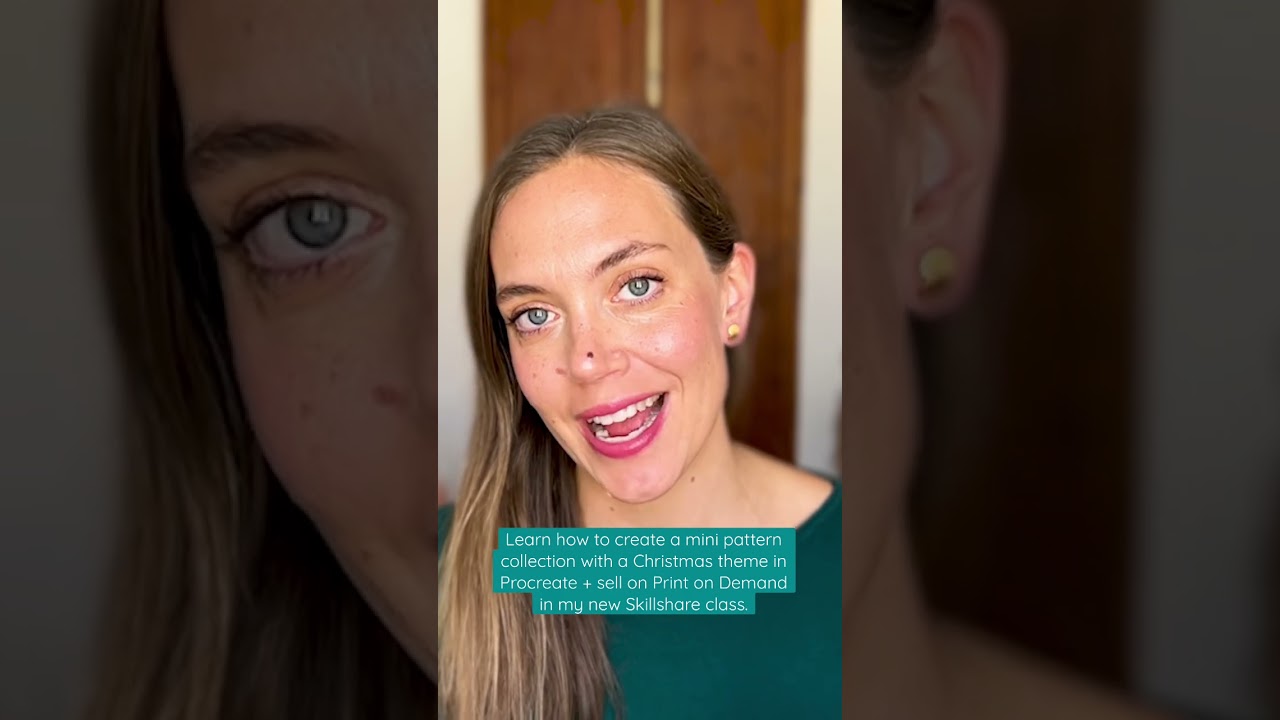 Create a Christmas pattern collection in Procreate and sell on Print-on-Demand