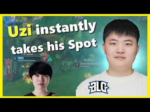 After Rookie surpasses Uzi in LPL Career Kills, Uzi gets subbed in #lpl