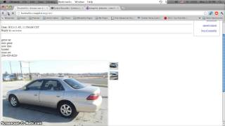 Craigslist Huntsville Alabama Used Cars and Vans Online - For Sale by Owner Classified Listings
