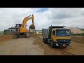 Jcb Poclain 225 Trucks Mitti Loading Gaja Cantraction Dkr Project Jcb Video Zahid Official