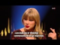 Taylor Swift - Interview on Skavlan