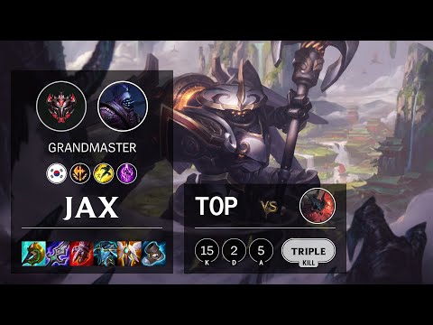Jax Top vs Aatrox - KR Grandmaster Patch 11.24