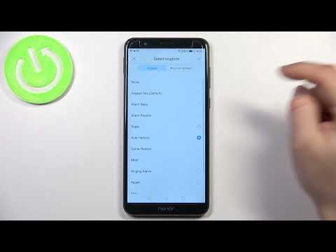 Alarm Tones on  HONOR 7X – Available Sounds of Alarms