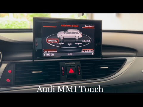 Audi A6 C7 MMI Touch - I'll show you the Audi MMI Touch - Audi A6/A7 MMI Touch navigation system