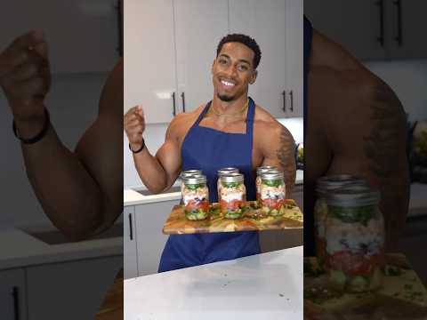 Salmon Greek Salad Prep 🍣🥗