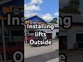 How To Install Auto Repair Lifts Outside It Was A Simple Project