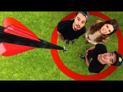 Don't Get Hit By The Falling Arrow Challenge! Video