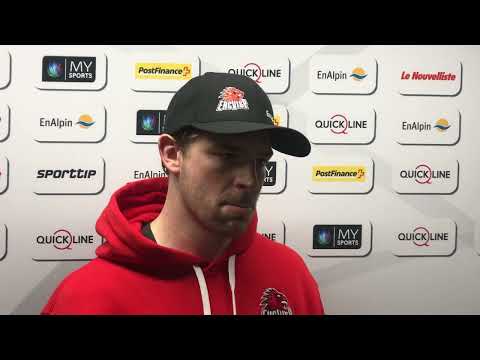Interview mit Raphael Kuonen zum Spiel EHC Visp - HCB Ticino Rockets (n.V. 4:3)
