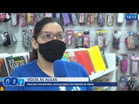 Procura por material escolar cresce em período de férias 16 07 2021