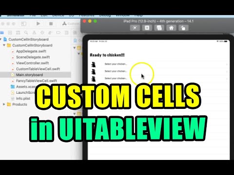 Custom Table View Cell Experiments