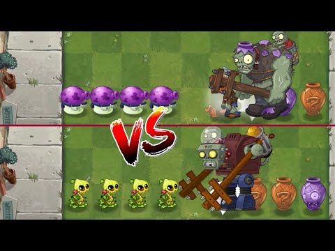 PvZ 2 - Random Plant Teams Vs 4 Random Zombie Vase - P14 - What team will win?