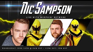 Nic Sampson (Yellow Mystic Force Ranger) Live Stream Interview video
