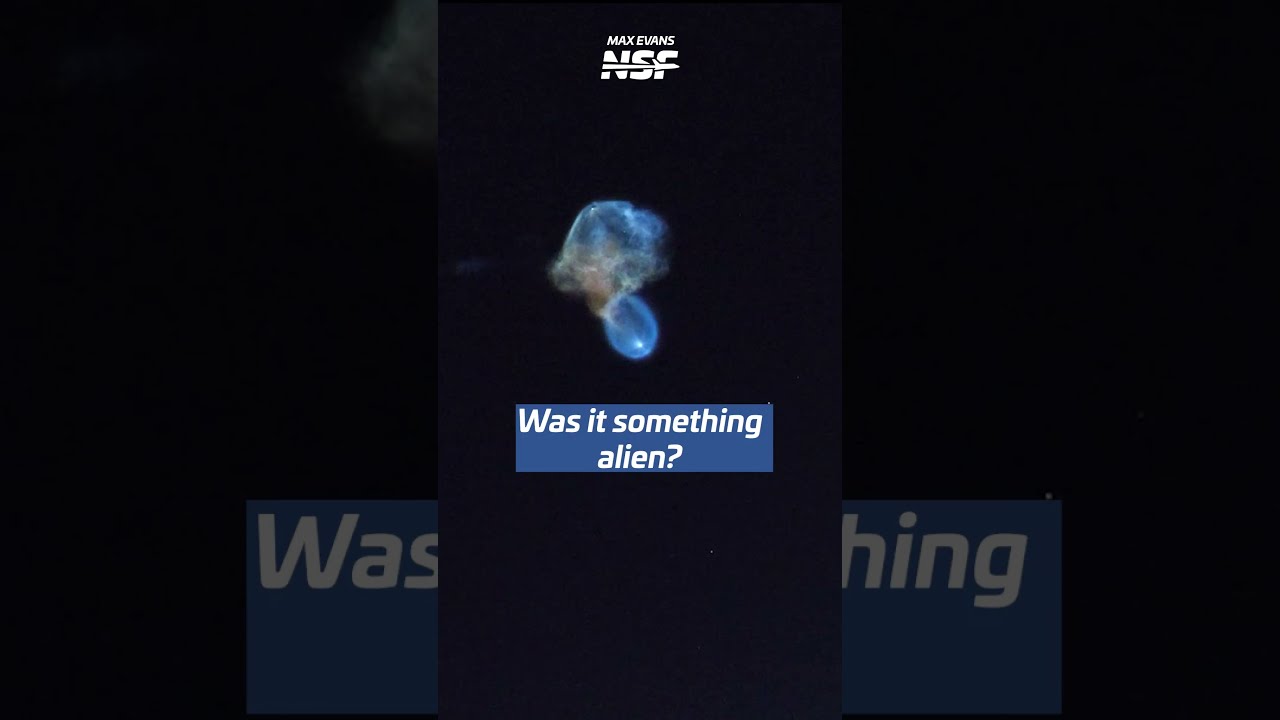 Aliens? Nope. SpaceX and Physics! #spacex #jellyfish #launch #alien