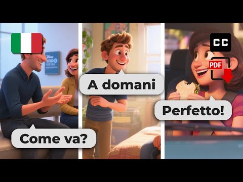 Master Italian Fast 🇮🇹 7 Easy Conversations for Beginners | Learn Italian A2-B1!