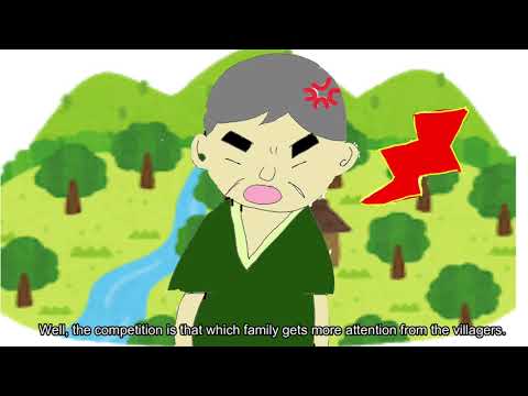日本文化学科 子持ちと金持ち 　沖縄の民話・昔話・英語字幕入り