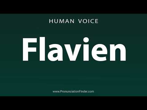 How To Pronounce Flavien