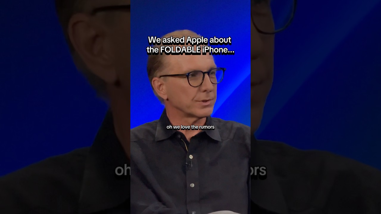 We Asked Apple About the Foldable iPhone. #iPhoneFold - YouTube