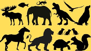 Guess the Animal by Its Silhouette! 🐾 Fun Quiz Game for Kids | Learn Animals