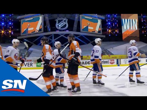 New York Islanders and Philadelphia Flyers Exchange Handshakes After Relentless 7-Game Series