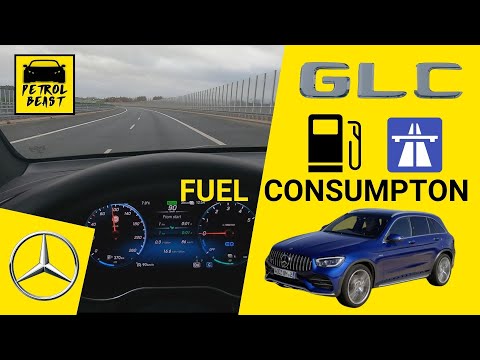2021 MERCEDES GLC 300de (306HP) Plug-In Hybrid 4MATIC || HIGHWAY fuel consumption FROM 90-180 km/h