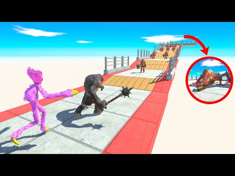 Creepy Monsters on 5 Levels of Ogre Lord - Animal Revolt Battle Simulator