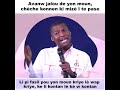 Avan w jalou de yon moun, fè ti egzèsis sa | Past Gregory Toussaint