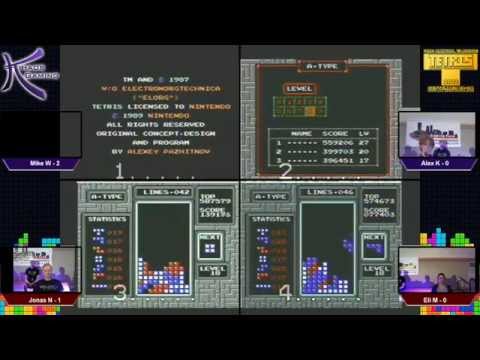 2012 Tetris World Championships Top 8 Round 2 -  Mike W. vs Alex K. & Jonas N. vs Eli.M