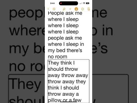 iOS cellos voice “I love Pillows” in tune of Mary had a little Lamb @thetoycollectorofseville6428