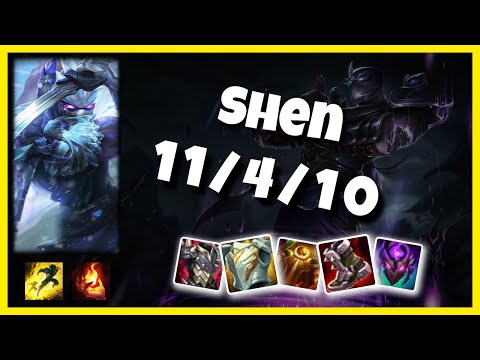 Shen vs Fiora EU Challenger TOP (11/4/10) Gameplay Replay - Patch 10.23