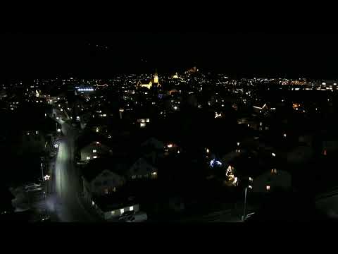 Standseilbahn 8887.01 Mels - Stoffel Mels - Talfahrt Nacht 2020 - funicular Switzerland