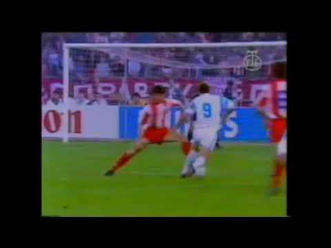 90/91 Miodrag Belodedici vs Marseille - European Cup Final (All Touches and Actions)
