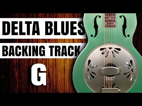 DELTA BLUES BACKING TRACK in G Muddy Water Style