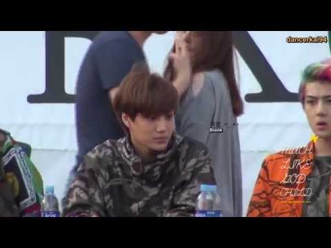 [Eng Sub HD] 130615 EXO Kai Cheongnyangni Fansign (Jongin cried too much yesterday)