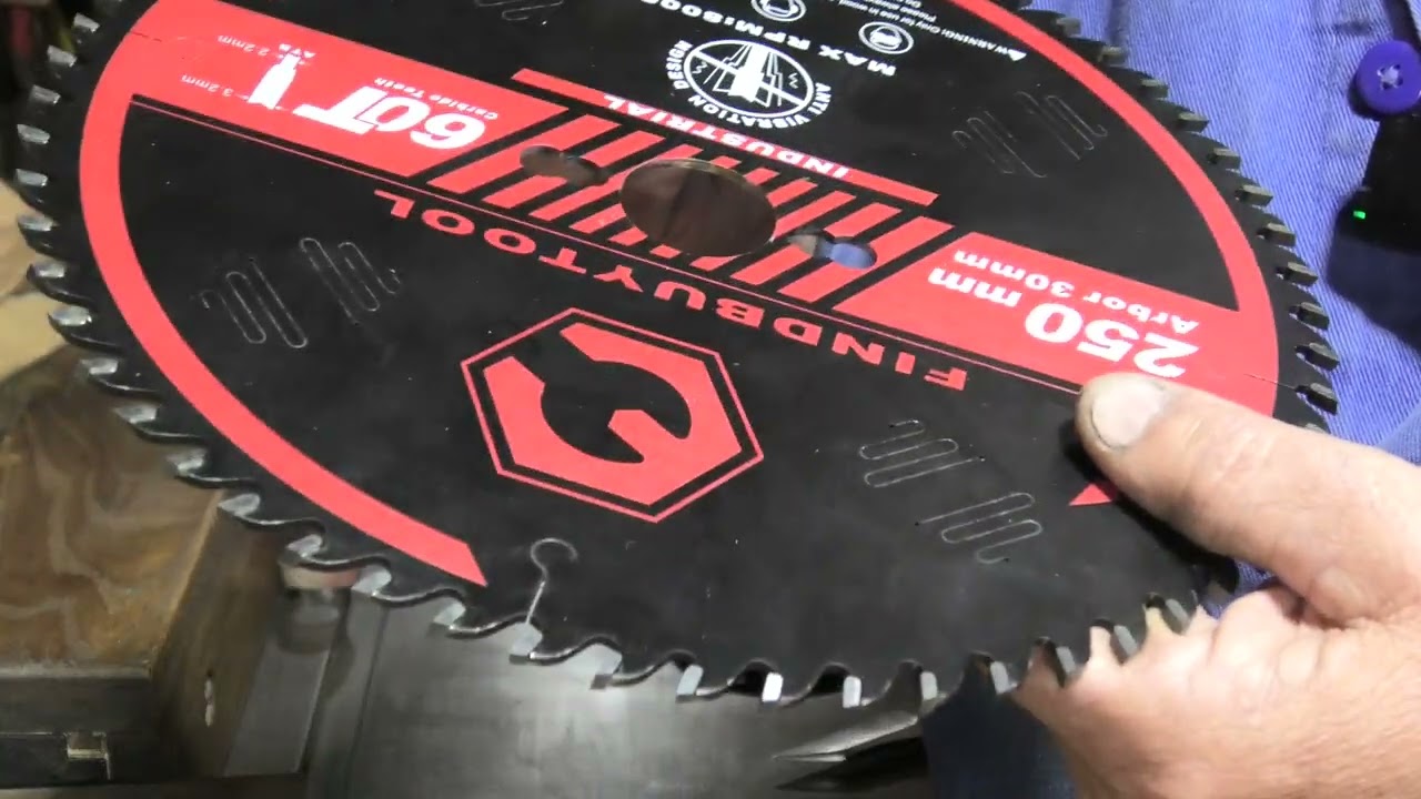 FINDBUYTOOL Pro TCT Saw Blade... REAL UNCUT REVIEW - HIGH QUALITY LOW PRICE
