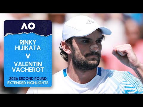 Rinky Hijikata v Valentin Vacherot Extended Highlights | Australian Open 2026 Second Round
