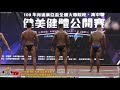 【鐵克健身】2020 育達廣亞盃健美賽 男子健美men's bodybuilding -85kg