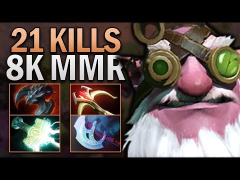 Divine Rank Sniper with 21 Kills Dota 2 7.22 ROAD TO TI11