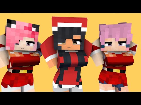 darling ohayo aphmau santa baby kim and kc family and friends - minecraft animation #shorts