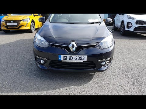 161WX2393 - 2016 Renault Fluence Fluence 1.5L 13,950